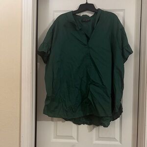 Lane Bryant Deep Green Shirt